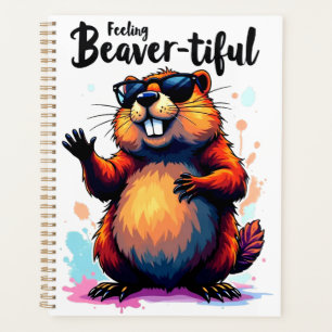 Agenda Sensación de belleza - Gráfica divertida de castor