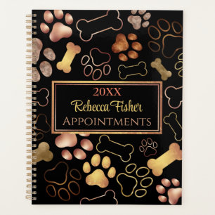 Agenda Sentado Mascota de época, Caminando Perro, Crecer,