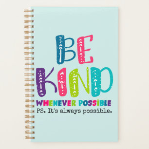 Agenda Ser amable siempre que sea posible