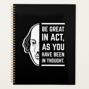 Agenda Ser Excelente En Acto Shakespeare Thespian Cita