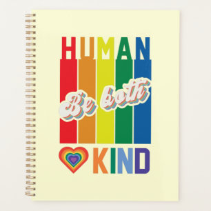 Agenda Ser humano y amable - Inspirado en el arcoiris vin