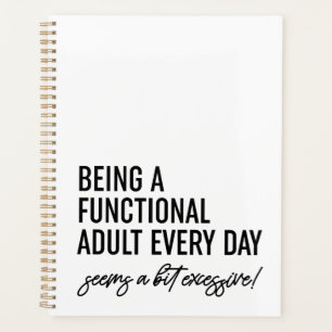 Agenda Ser un adulto funcional todos los días