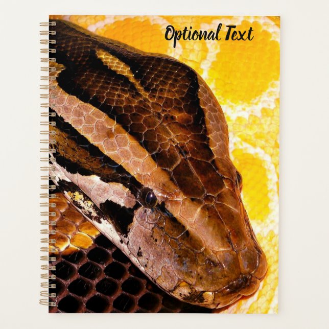 Agenda Serpiente Python birmana (Anverso)