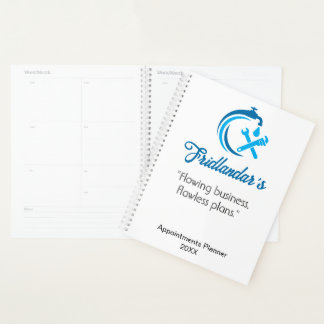 Agenda Servicio de fontanería Logo de gota de agua azul d