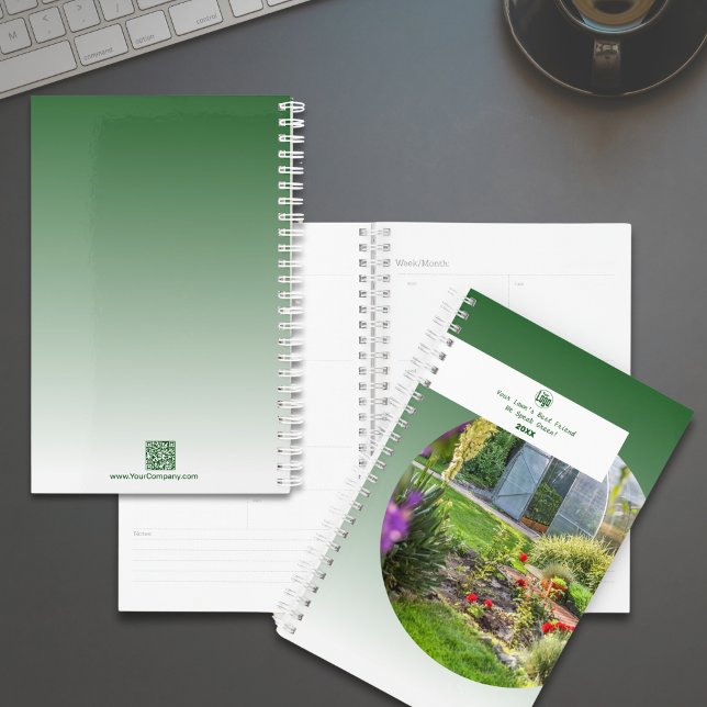 Agenda Servicio de mantenimiento de césped verde de image (Promotional Image Green Lawn Maintenance Service Planner)