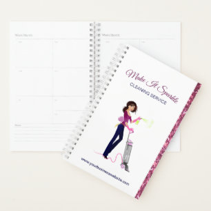 Agenda Servicios de limpieza de doncella de Personalizado