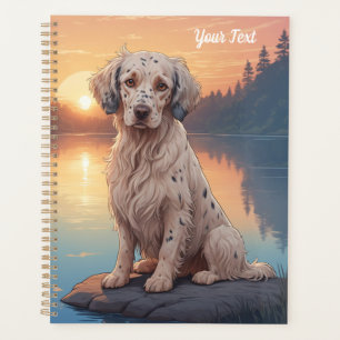 Agenda Setter inglés junto al lago