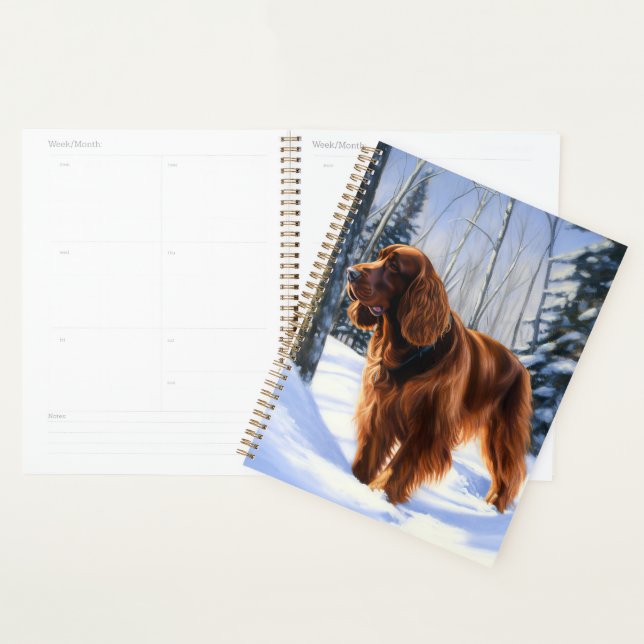 Agenda Setter Irlandés Deja que nieve Navidad (Demostración)