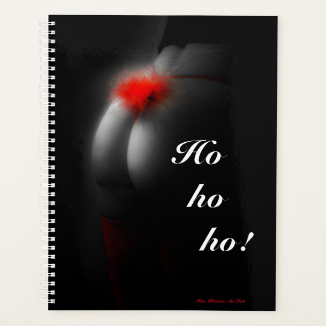 Agenda Sexy Glamour Babe Naughty "ho" Navidades Planner (Anverso)