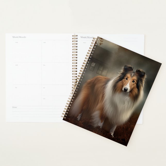 Agenda Shetland Sheepdog Halloween Scary (Demostración)