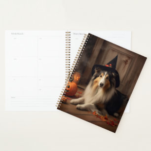 Agenda Shetland Sheepdog Pumpkins Halloween Scary