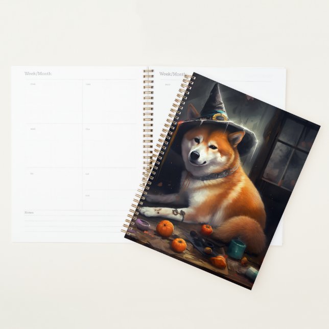 Agenda Shiba Inu Calabazas Halloween Da Miedo (Demostración)