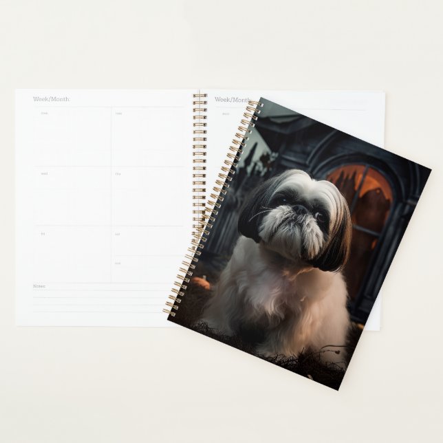 Agenda Shih Tzu Halloween Espantoso (Demostración)