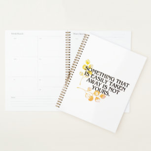 Agenda "Si es fácil de tomar nunca fue tu _elegante