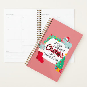 Agenda Si los gatos enviaran tarjetas a los Navidades, no