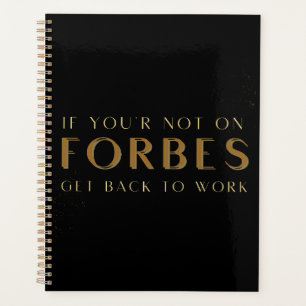 Agenda Si no estás en Forbes vuelve al trabajo, Motivate