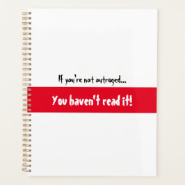 Agenda Si no estás indignado, ¡no lo has leído!