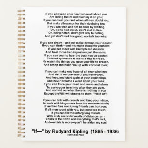 Agenda Si- Poema de Rudyard Kipling (Foto sin Kipling)
