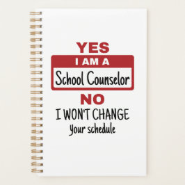 Agenda Sí, soy consejero escolar, cambio de horario