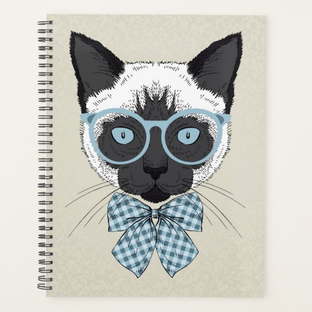 Agenda Siamese Cat Fashion Smart (Anverso)