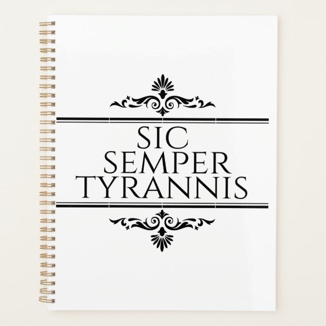 Agenda Sic Semper Tyrannis (Anverso)