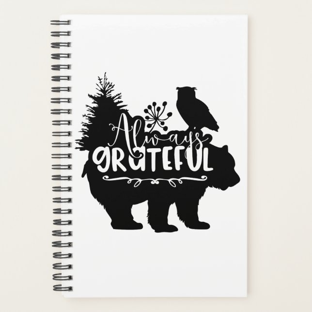 Agenda Siempre agradecido (Anverso)
