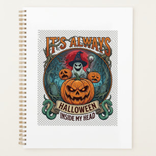 Agenda Siempre Es Halloween Dentro De La Cabeza Calabaza