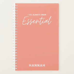 Agenda Siempre he sido una tipografía moderna y esencial