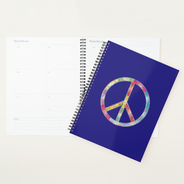 Agenda Signo de paz colorida (Demostración)