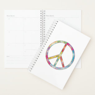 Agenda Signo de paz colorida