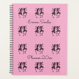 Agenda Silhouette African Art Celebration Dance Pink