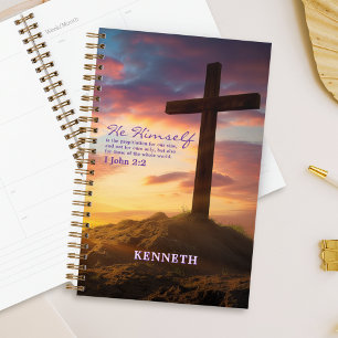Agenda Silhouette Cross Scripting Verse Personalizado