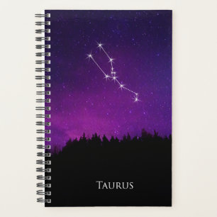 Agenda Símbolo de astrología del cielo de la noche de l