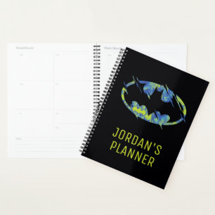 Agenda Símbolo de Batman eléctrico hacia arriba