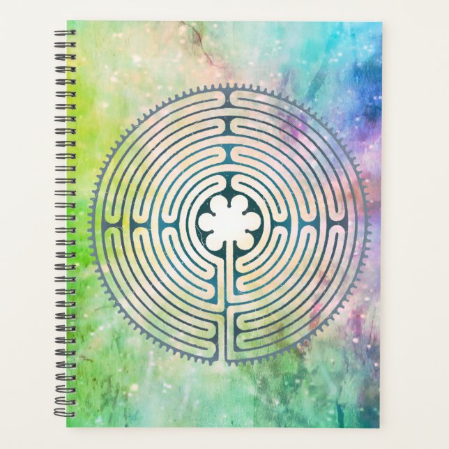 Agenda Símbolo de Geometría Sagrada - Laberinto de Chartr (Anverso)