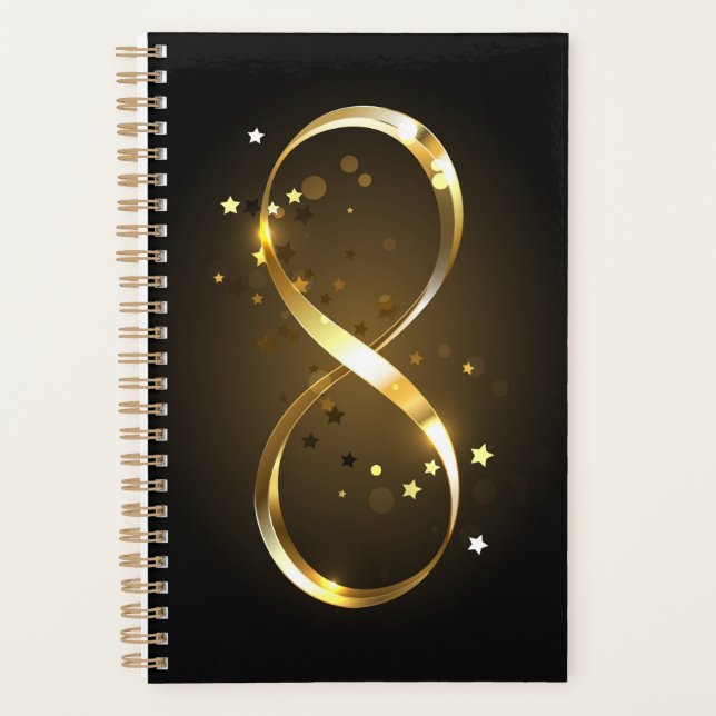 Agenda Símbolo de infinito dorado (Anverso)