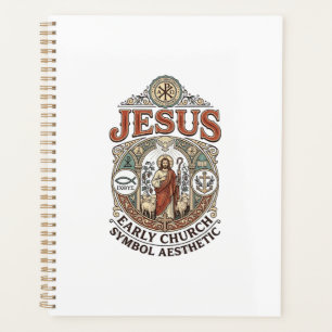 Agenda Símbolo de la Iglesia Primitiva de Jesús Estética