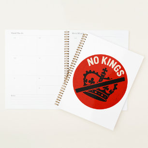 Agenda Símbolo de protesta sin reyes