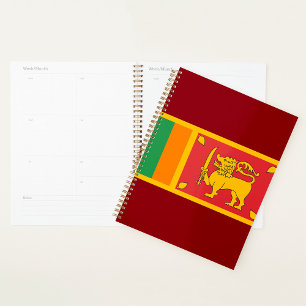 Agenda Símbolo del león de la bandera nacional de Sri Lan