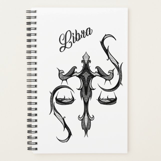 Agenda Símbolo libra zodiac (Anverso)