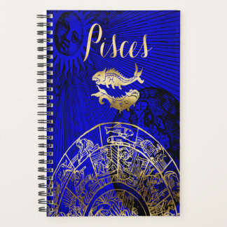 Agenda Símbolo Pisces Astrología Rótulo Zodiaco Horóscopo