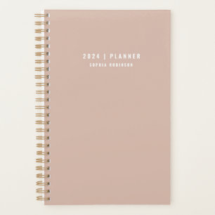 Agenda Simple 2024 Planner mensual sin fecha
