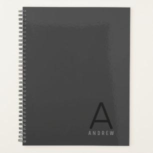 Agenda Simple clásico moderno nombre personalizado chicos