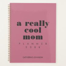 Simple Divertida Genial Mamá Personalizado Rosa Ru