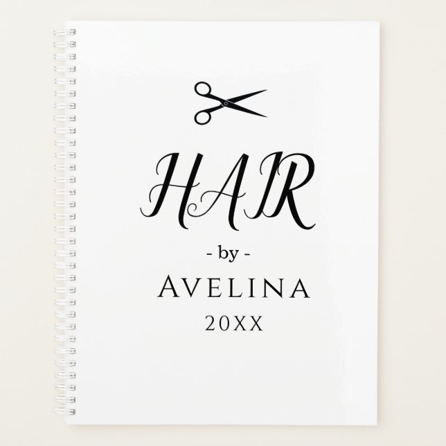 Agenda Simple elegant business light beauty salon (Anverso)