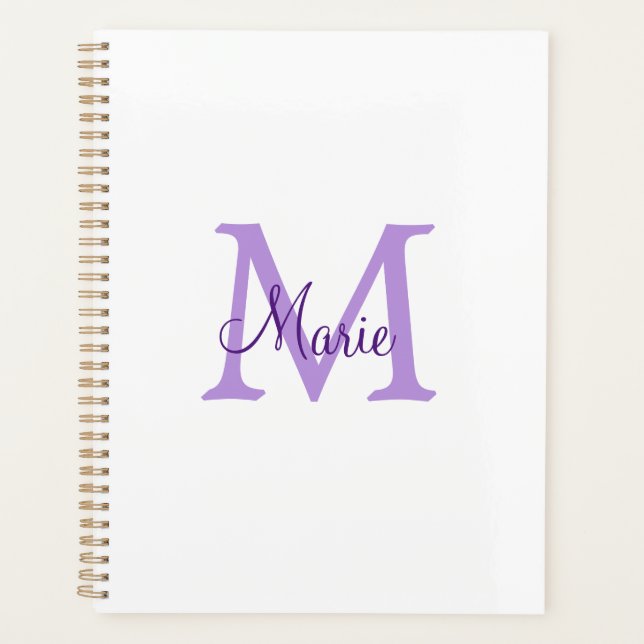 Agenda simple minimal add name monogram pink red   throw  (Anverso)