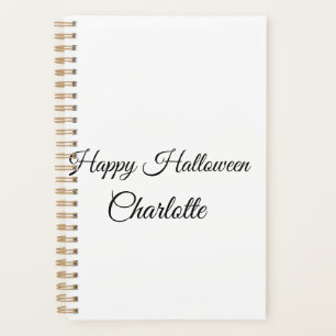 Agenda SIMPLE MÍNIMO.CUTIE AGREGAR NOMBRE BEBÉ feliz Hall