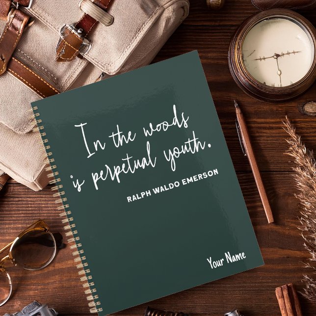 Agenda Simple Nature 2025 Green Planner con Flor (Subido por el creador)