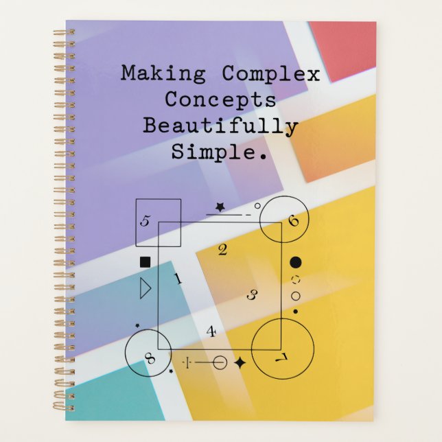 Agenda Simplificando Matemáticas Complejas | Conceptos He (Anverso)