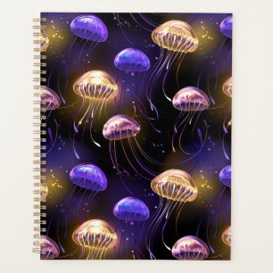 Agenda Sin costuras con medusas brillantes